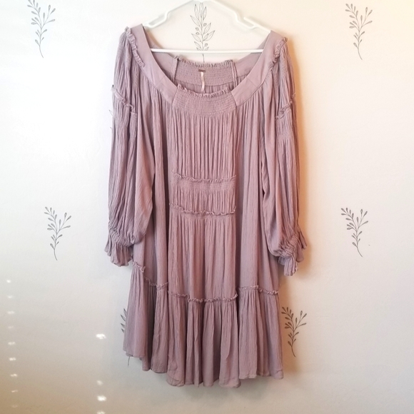 Free People Dresses & Skirts - Free People Boho See Ya There Long Sleeve Dress